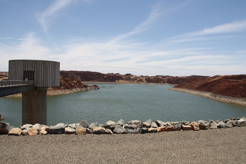 The public viewing area at Harding Dam