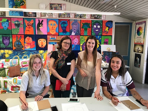 South West students and artists combine to make a splash of colour