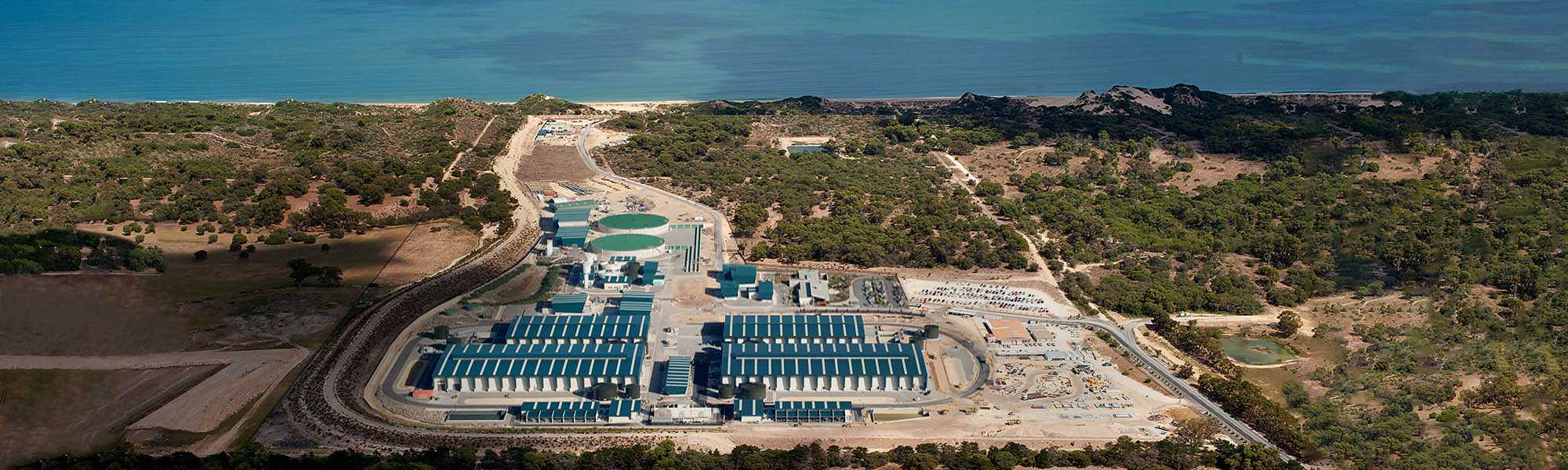 Picture of one of our two desalination plants