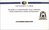 WA Seniors card