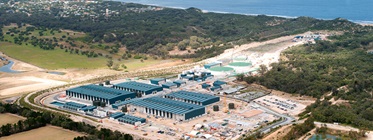 An external photo of our southern seawater desalination plant in Binningup