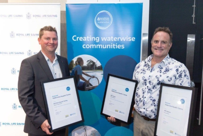 Three aquatic centres join the waterwise ranks at industry awards