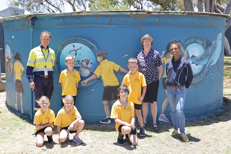Water Corporation supports school tank art project