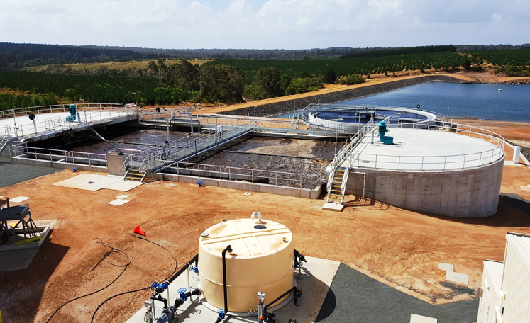 Margaret River, WA wastewater recycling plant