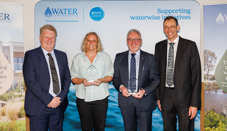 Waterwise Individual Award - Rebecca Thomas (City of Stirling) and Martyn Glover (City of Gosnells)