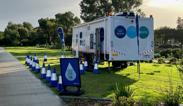 Customer support caravan at Yakas Chase