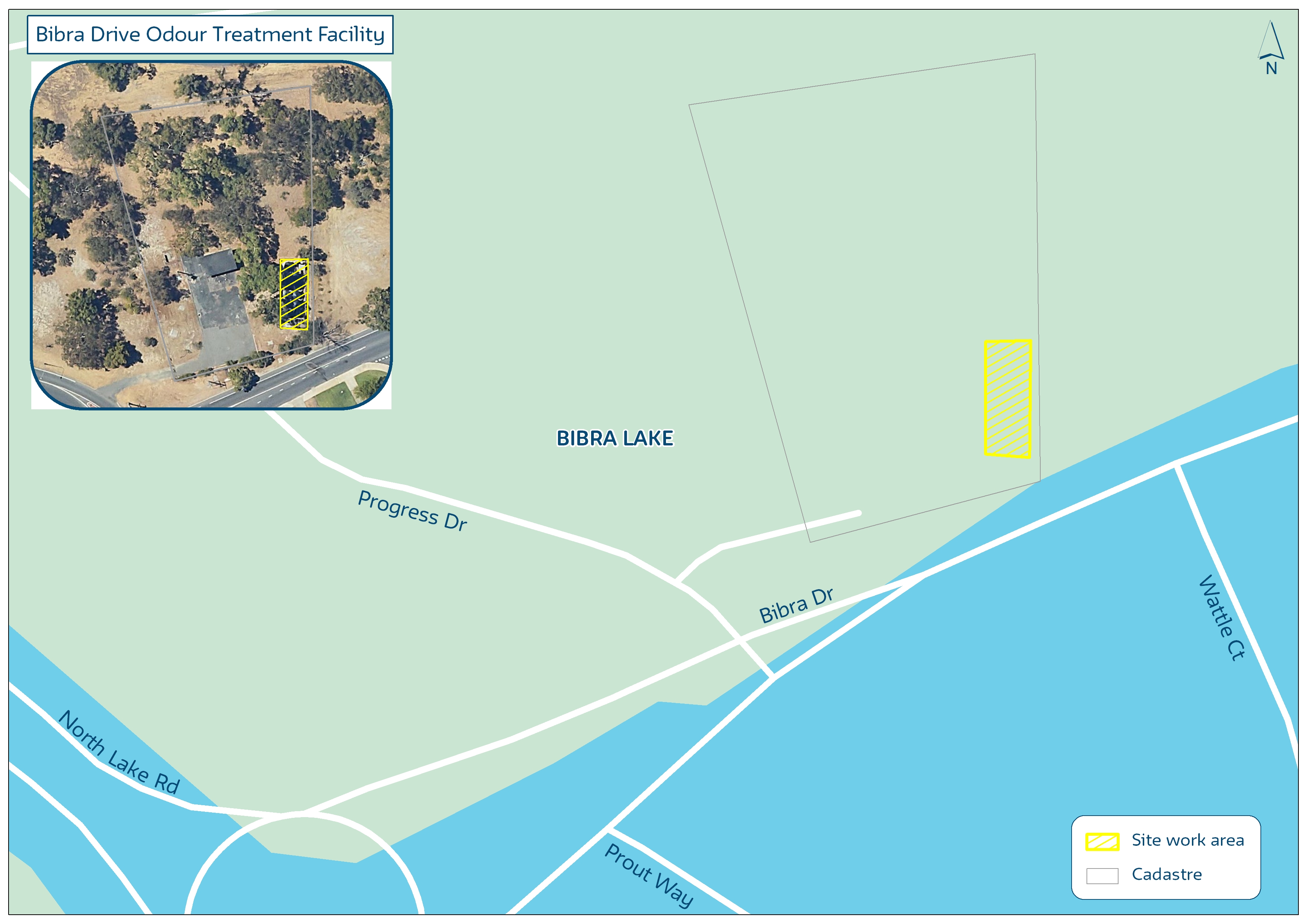 Bibra lake odour facility map