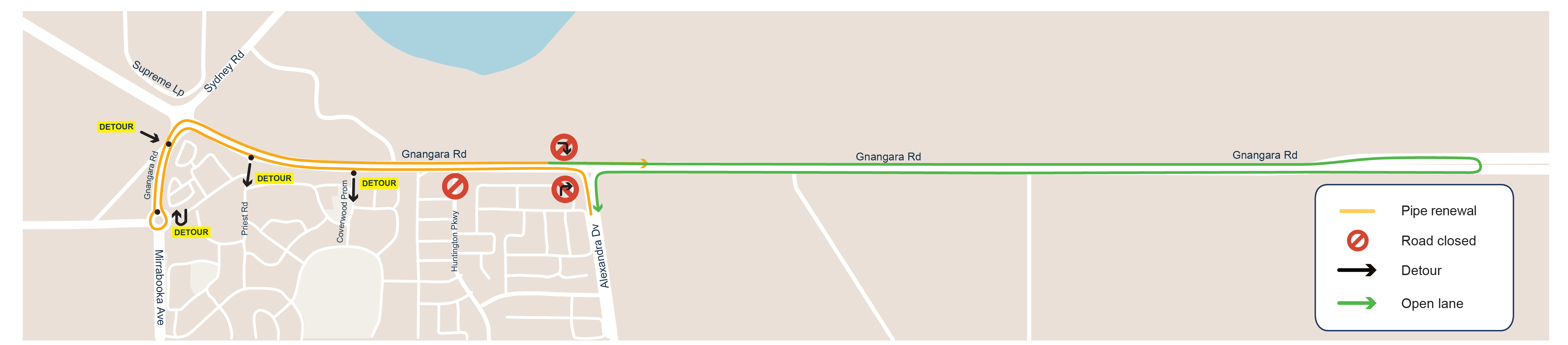 map, detour map