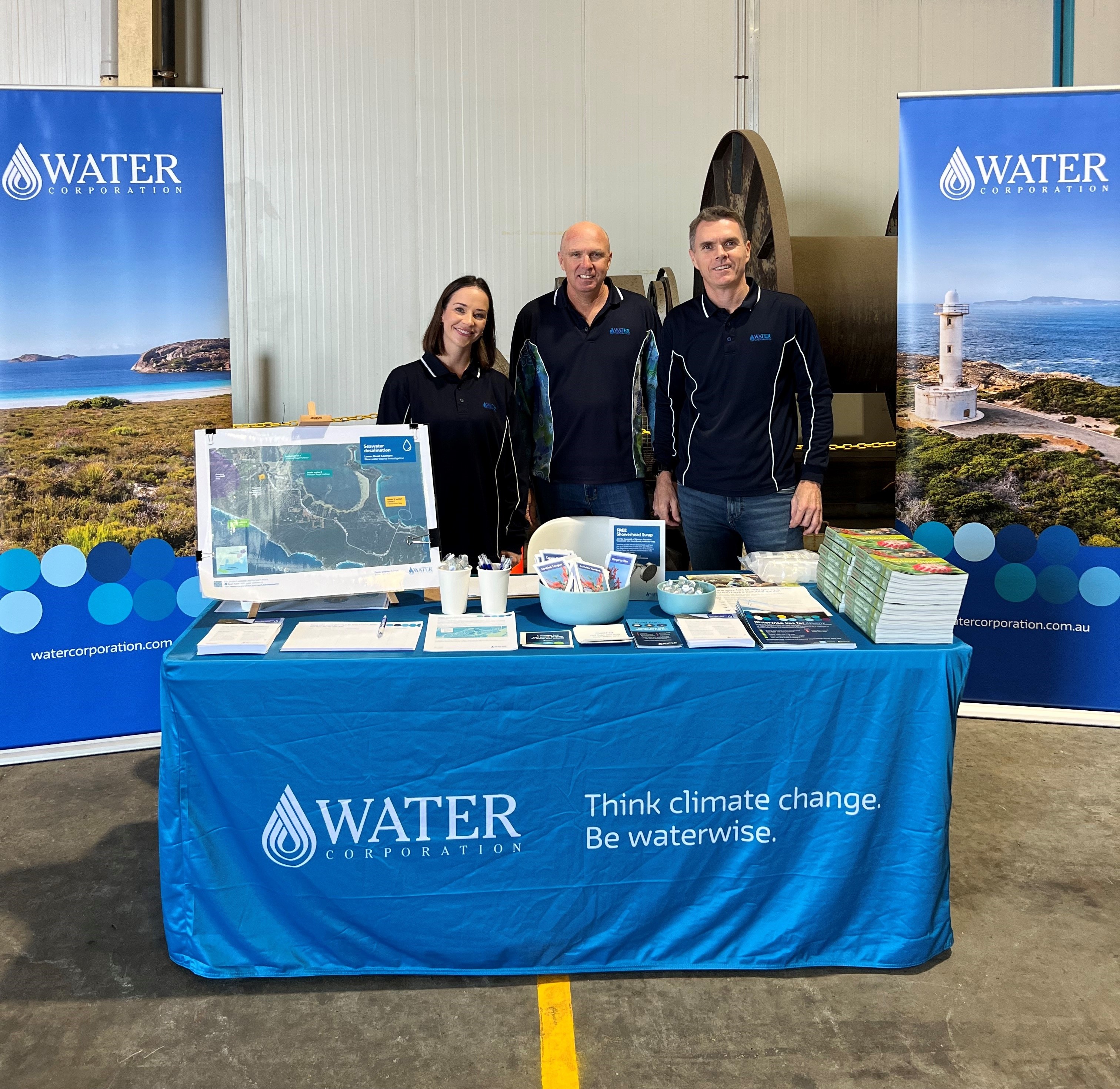 Project team at the Albany Port Open Day