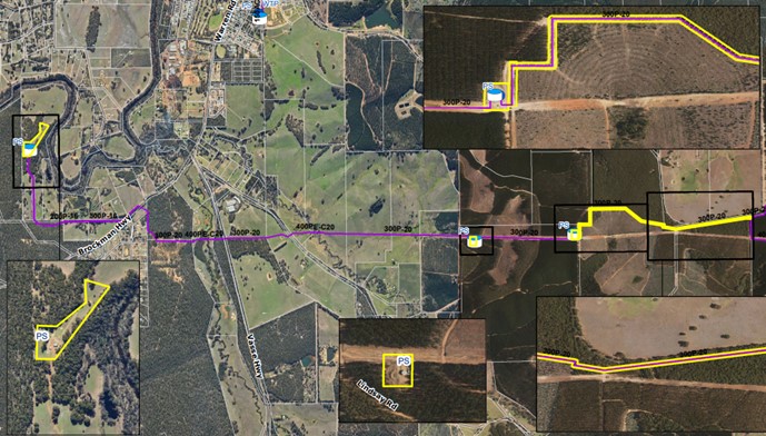 Location of Nannup works