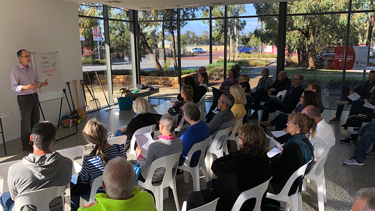A waterwise verge workshop
