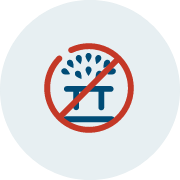 No sprinklers