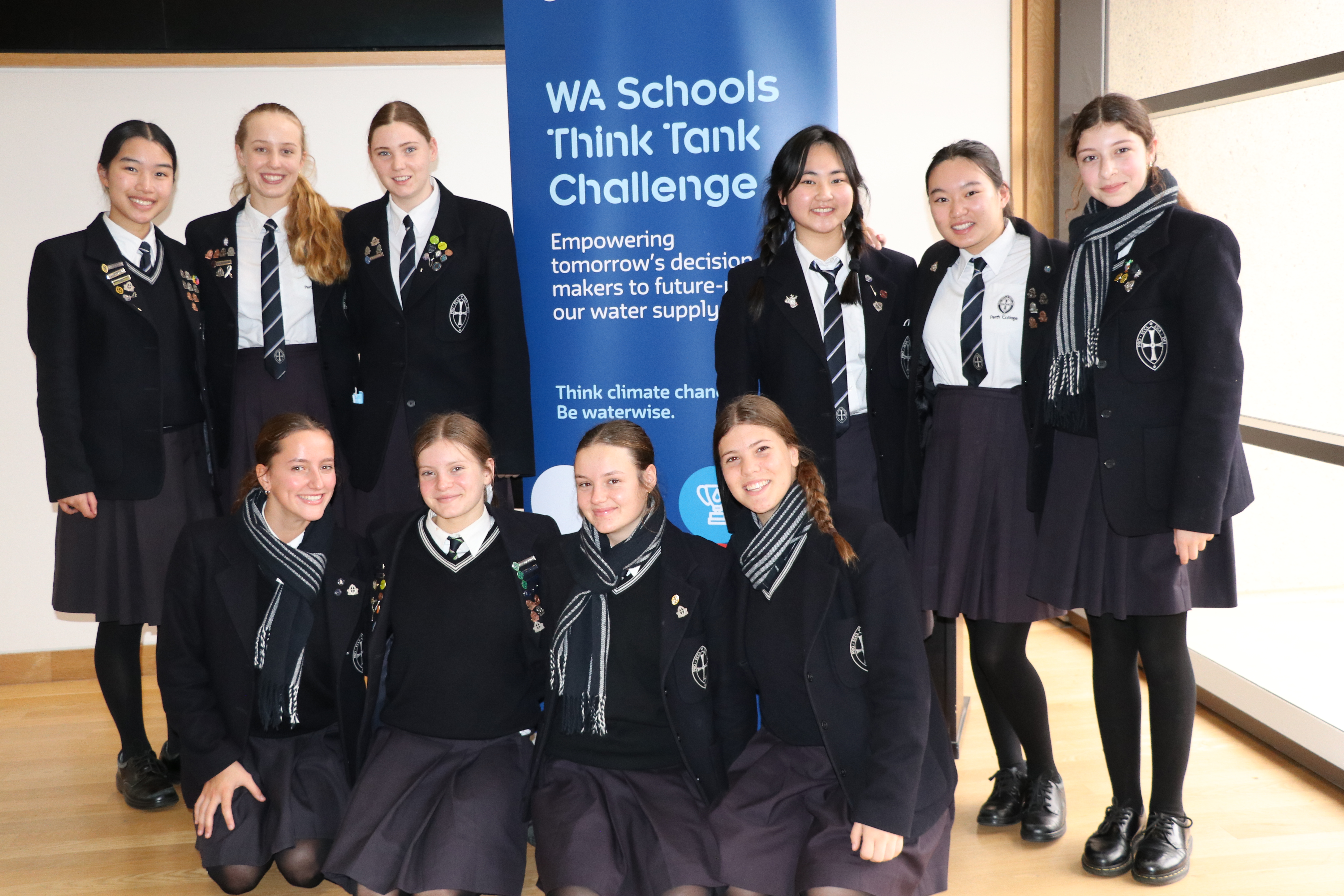 Perth College students at Think Tank