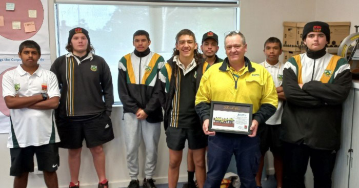 Narrogin Clontarf Foundation students