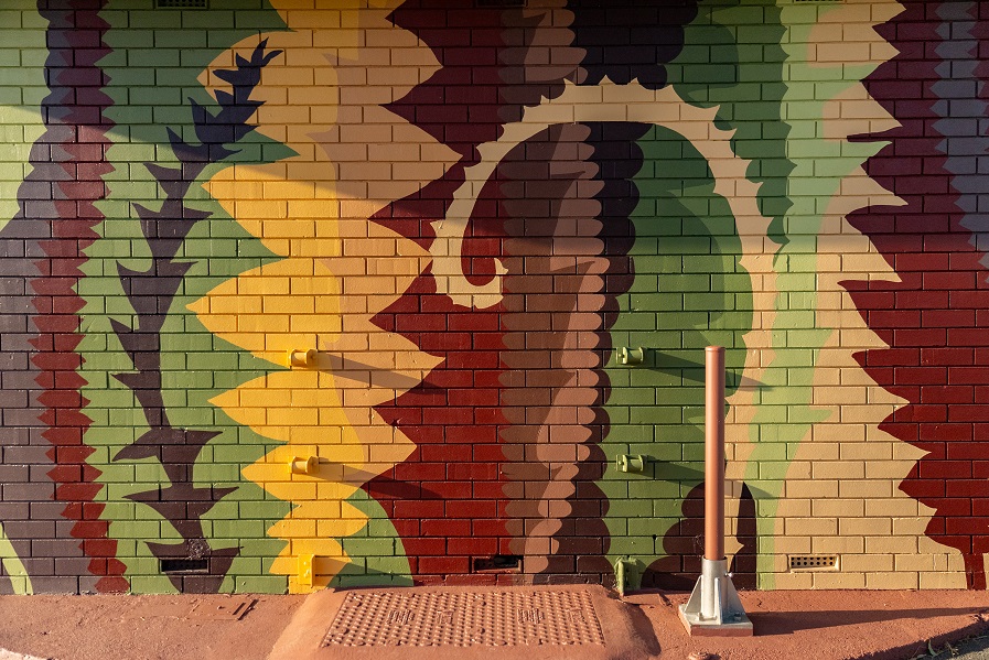 Close up of wall