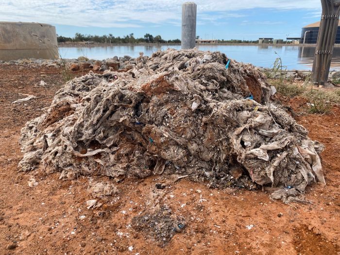 Fatberg at Water Resource Recovery Facility