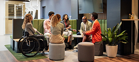 Image of staff collaborating at Water Corporation