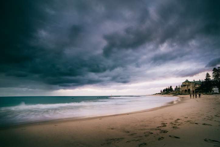 Winter in Perth at Cottesloe Beach Winter in Perth at Cottesloe Beach