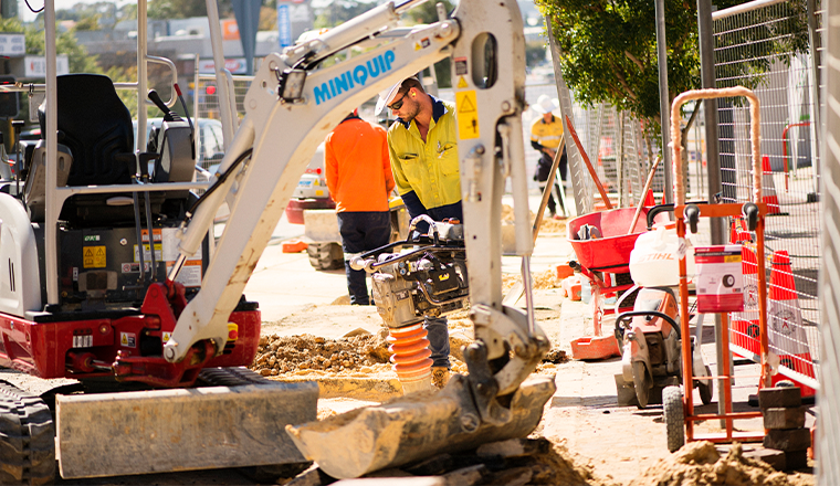 Working near our assets