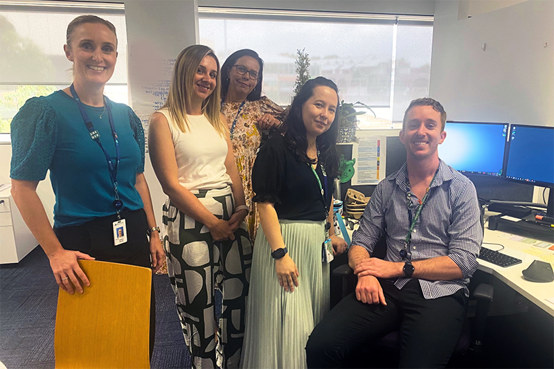 Laura and Natasha with the Engagement and Performance Team