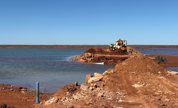 Repair works in Onslow