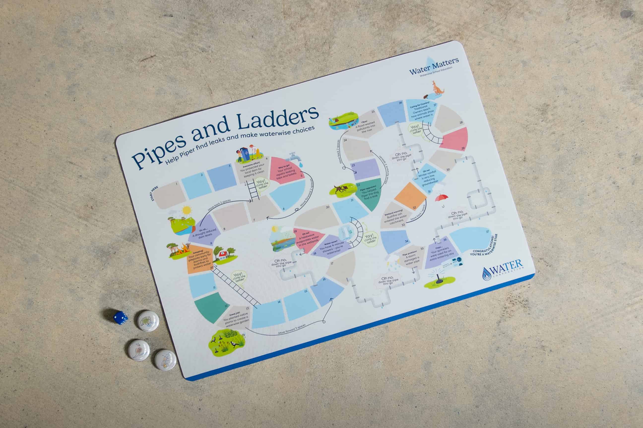 Pipes and ladders activity