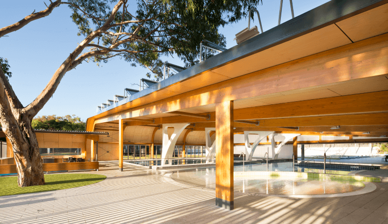Bold Park Aquatic outdoor pool area