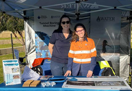 Staff at recent Alkimos Night Markets 