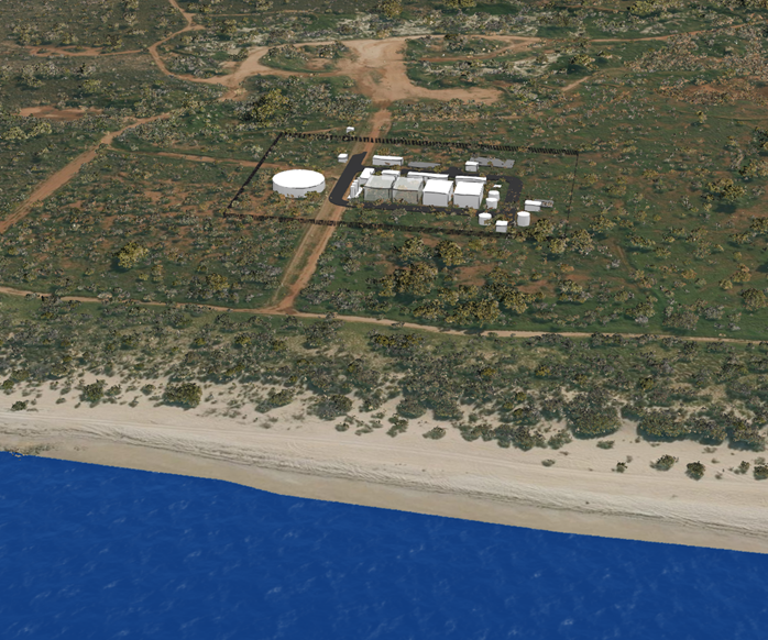 Example of desalination plant of a similar size