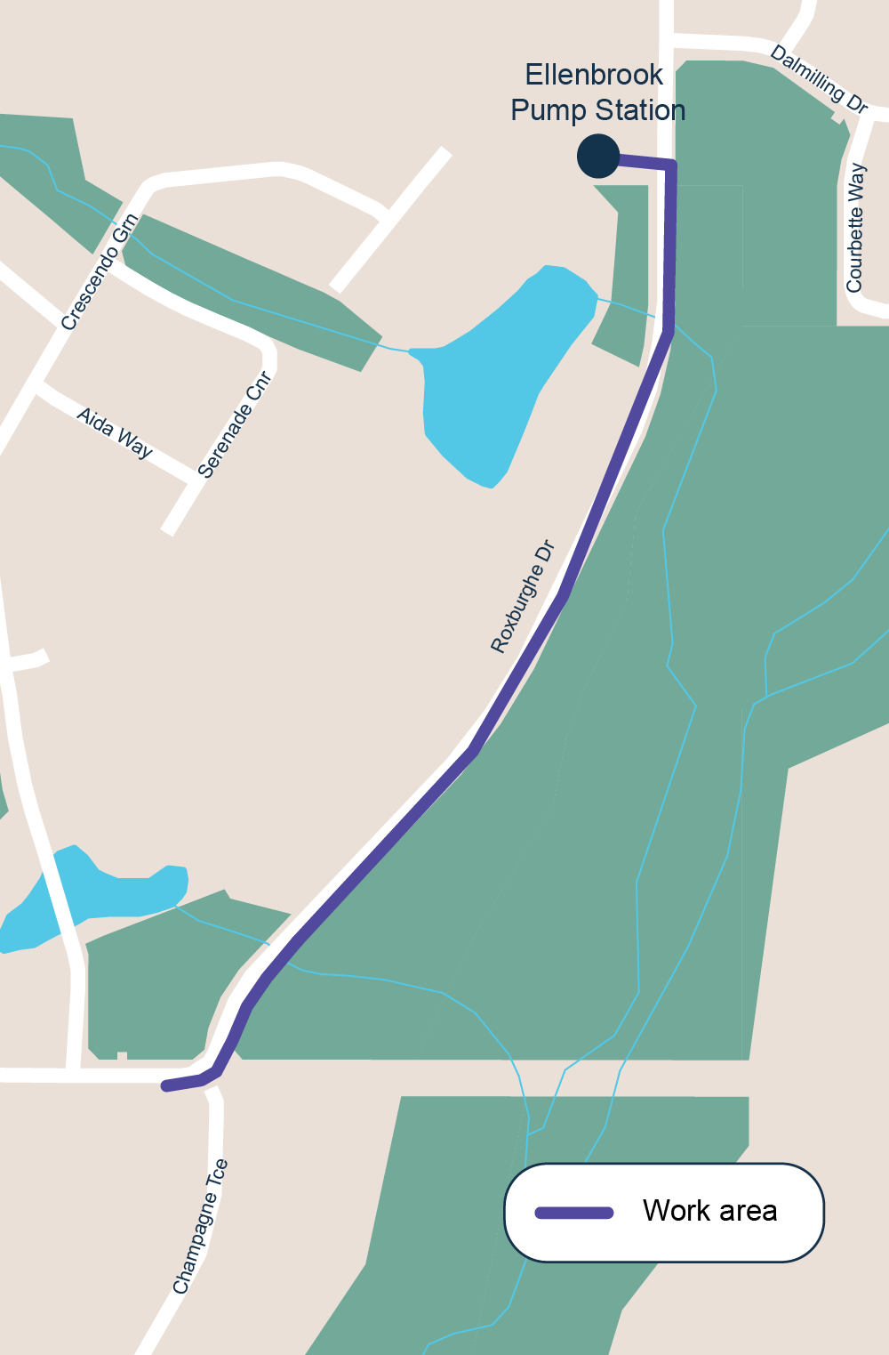 work area map